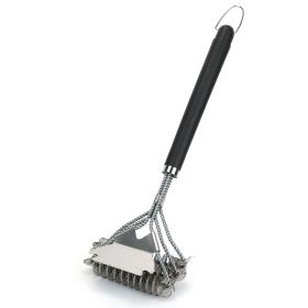 Handle Stiff Wire Bristles For Grill Cooking Grates