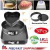 Non-stick Springform Cake Pan Leakproof 3Pcs/Set