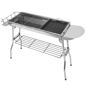 Portable Stainless Steel Charcoal Barbeque Grill