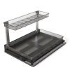 L-Shaped Slide Out Storage Shelves