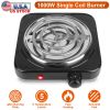 Electric Hot Plate - Quick Heat, 5 Power Levels & Compact