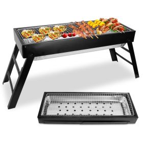 Foldable Stainless Steel Charcoal BBQ Grill