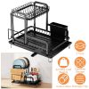 Dish Drying Rack for Kitchen Counter Space Saving