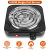 Electric Hot Plate - Quick Heat, 5 Power Levels & Compact