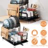 Dish Drying Rack for Kitchen Counter Space Saving