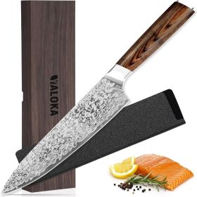 Laser Pattern Japanese Vanadium Steel Chef Knife