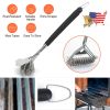 Handle Stiff Wire Bristles For Grill Cooking Grates