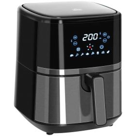 Silver/Black Multi-Function 4-in-1 Oven Air Fryer (4.7 QT)