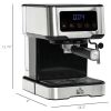 Home Kitchen 15 Bar Espresso Machine with Milk Frother