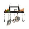 Rustic 2-Light 10 Hook Pot Rack (Bronze)