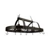 Rustic 2-Light 10 Hook Pot Rack (Bronze)