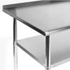 Stainless Steel 4x2ft Heavy Duty Kitchen Work Table
