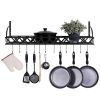 Rectangular Wall Mounted Kitchen Pot Rack