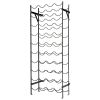 Black Metal 40-Bottle Wine Rack