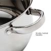 Stainless Steel Dutch Oven with Glass Lid