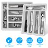 2pcs Silverware Drawer Organizer - Maximize Space & Tidy Drawers