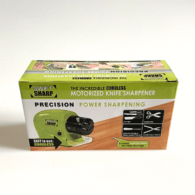 Electric Knife & Scissor Sharpener - Cordless, Multifunctional