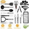 Stainless Steel Nylon Heat Resistant Cooking Utensil Set
