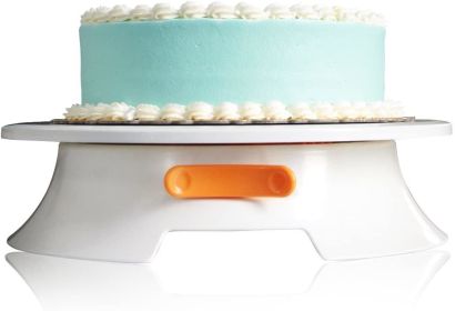 Cake Decorating Turntable with Lock Switch & Scale Mark
