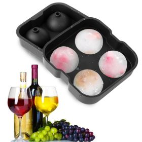 4-Ball Silicone Sphere Ice Mold