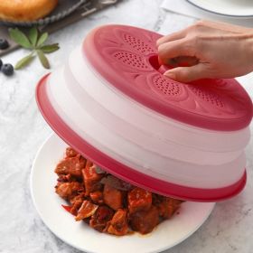 Collapsible Microwave Splatter Guard & Fridge Food Lid