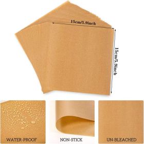 50pcs Non-Stick Parchment Squares (15cm x 15cm)