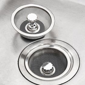 Stainless Steel Sink Filter with Plug - Prevents Clogs & Durable