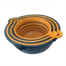 6pcs Double-Layered Kitchen Drain Basket Set