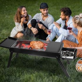 Foldable Charcoal BBQ Grill - Portable & Easy Setup