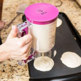 KPKitchen Pancake Batter Dispenser with Measuring Label