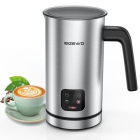 BIZEWO 4-in-1 Electric Milk Frother: Your Home Barista Assistant