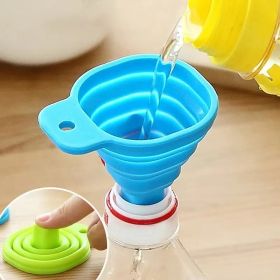 Silicone Mini Retractable Folding Funnel