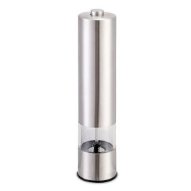 Electric Salt & Pepper Grinder: One-Hand Operation, Adjustable