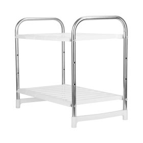 2 Tier Retractable Kitchenware Rack Holders