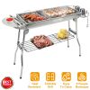 Portable Stainless Steel Charcoal Barbeque Grill
