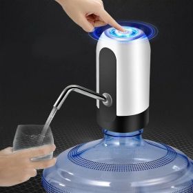 Water Bottle Electric Automatic Universal Dispenser (Color: White)