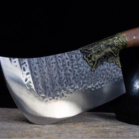 Bone Chopping Hand-forged Kitchen Knife (Option: Knife)