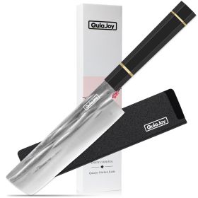 8 Inch Japanese Kitchen Knife with Classic Octagonal Handle (Option: Nakiri)