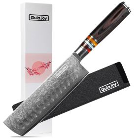 7 Inch Damascus Nakiri Chef Knife (Option: Nakiri Knife)