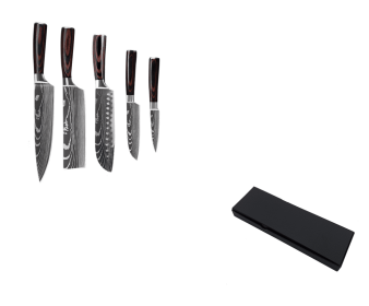 Chef's Knife Sets (Option: Gift box of 5piece set)