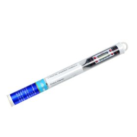 Kitchen Meat Thermometer with Probe & LCD Display (Color: Black)