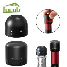 Compact Swivel Lock Champagne/Wine Cork - Easy & Stylish (Color: Champagne 3 Packs)