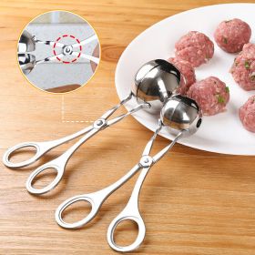 Stainless Steel Meatball, Fish Ball & Rice Ball Maker Clip (size: S)