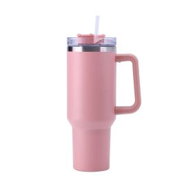 BPA-Free Stainless Steel Thermal Mug - 30OZ with Straw (Capacity: 1PC, Color: 30oz Pink)