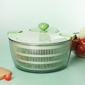 Multifunctional Salad Spinner & Vegetable Fruit Dehydrator (Color: GREEN-A)