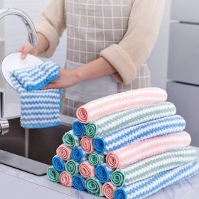 Coral Fleece Dish Cloth Set (3 or 5 Pieces) (size: 5pcs, 9.8*9.8in)
