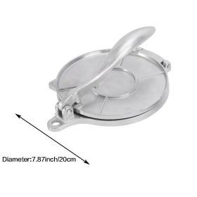 Manual Tortilla Press (6.3" & 7.87") (size: Silvery 7.87inch)
